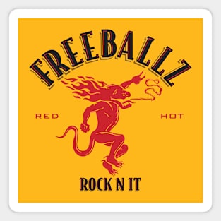 Red Hot Freeballz Magnet